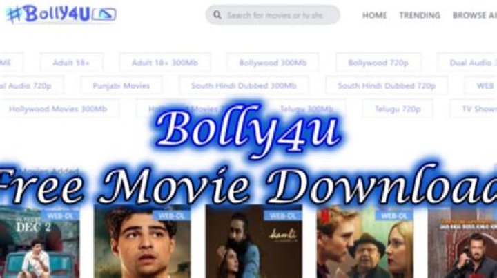 Bolly4U Website: Your Ultimate Destination for Bollywood Entertainment