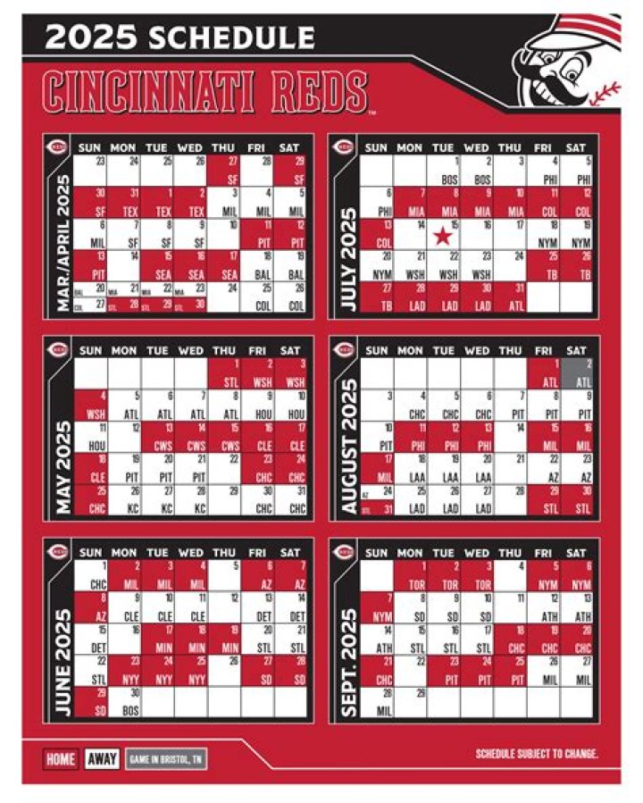 Cincinnati Reds Printable Schedule: Your Ultimate Guide for the 2024 Season