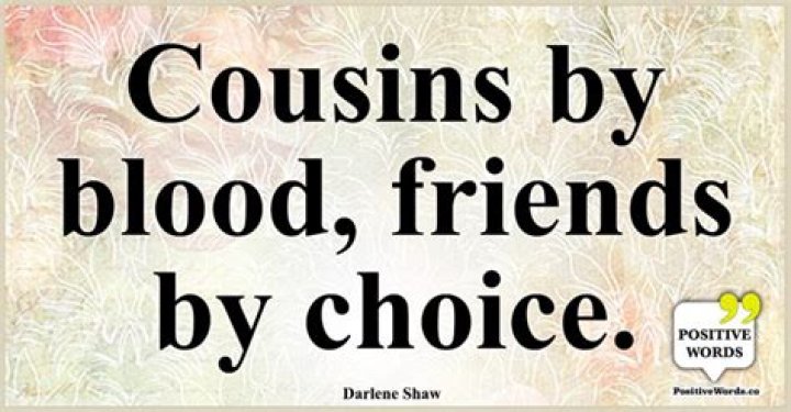 Cousins by Blood, Friends by Choice: A Celebration of Family Bonds