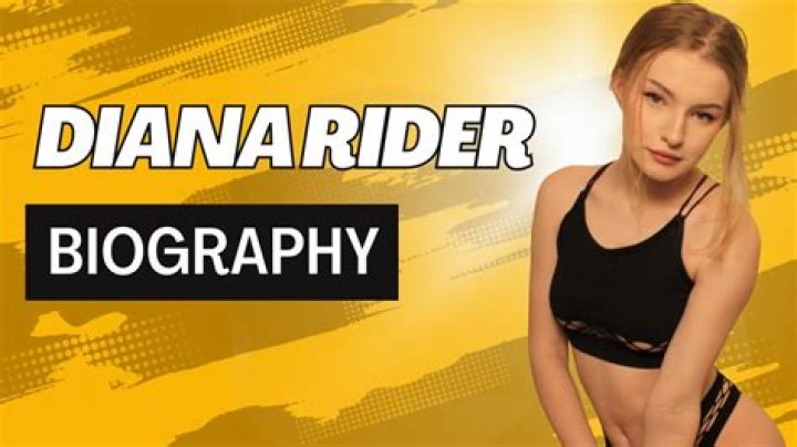 Diana Rider: The Ultimate Guide to Her Life, Achievements, and Influence