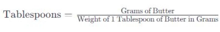 Understanding the Conversion of G Butter to Tablespoons: A Comprehensive Guide