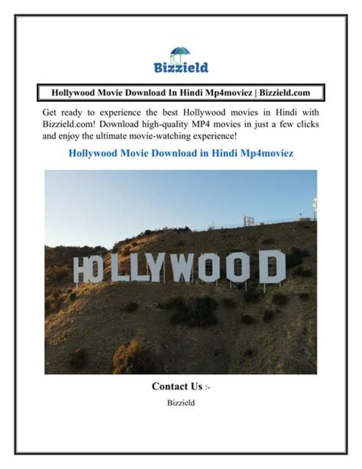Hollywood Movie Download in Hindi: A Comprehensive Guide to Enjoying Global Cinema