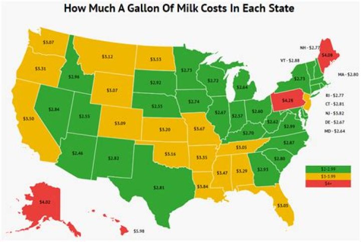 How Much is a Gallon of Milk in Hawaii?