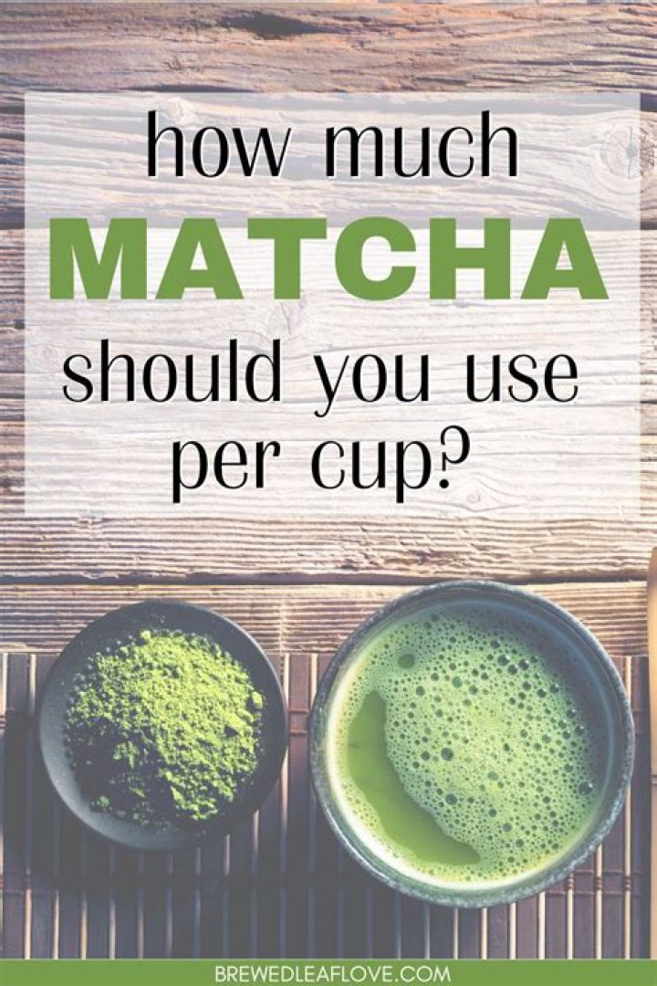 How Much Matcha and Water is One Shot: A Complete Guide