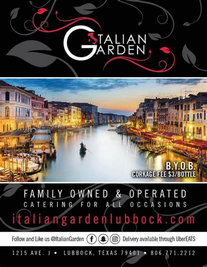 Discovering the Enchantment of the Italian Garden in Lubbock