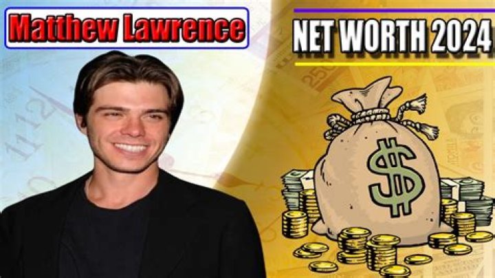Matthew Lawrence's Impressive Net Worth: A Look at His Earnings