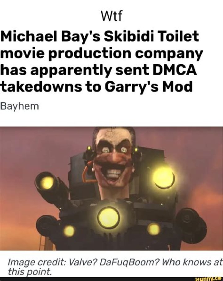 Michael Bay's Skibidi Toilet DMCA: Unraveling the Controversy