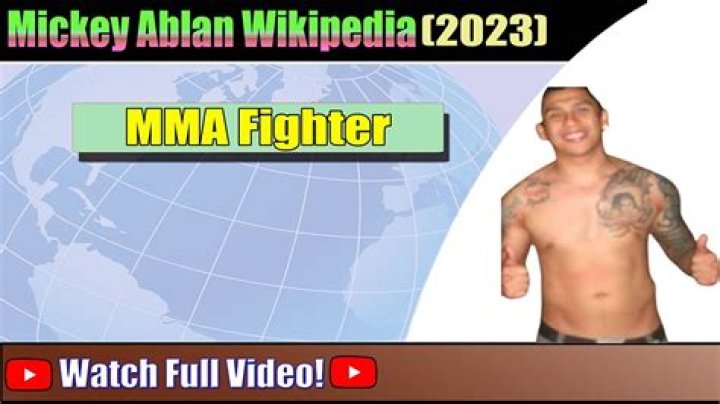 Mickey Ablan: The Journey of a Remarkable Talent