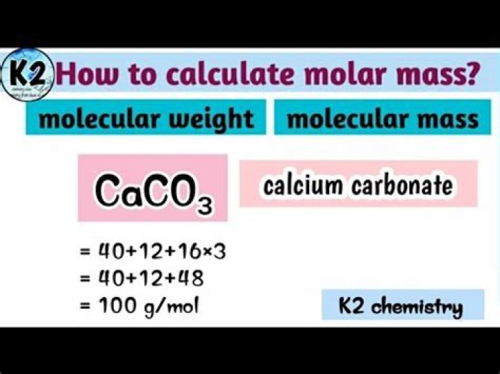 Understanding Molecular Mass of CaCO3: A Comprehensive Guide