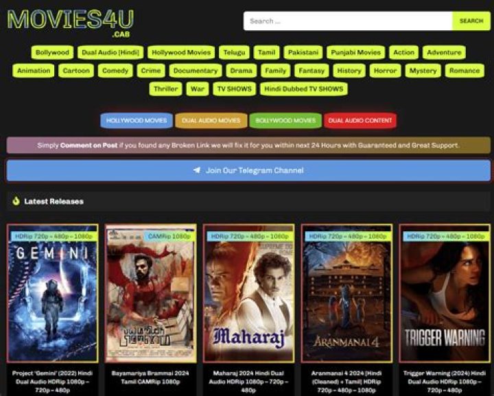 Discovering the Movies4u Website: Your Gateway to Endless Entertainment
