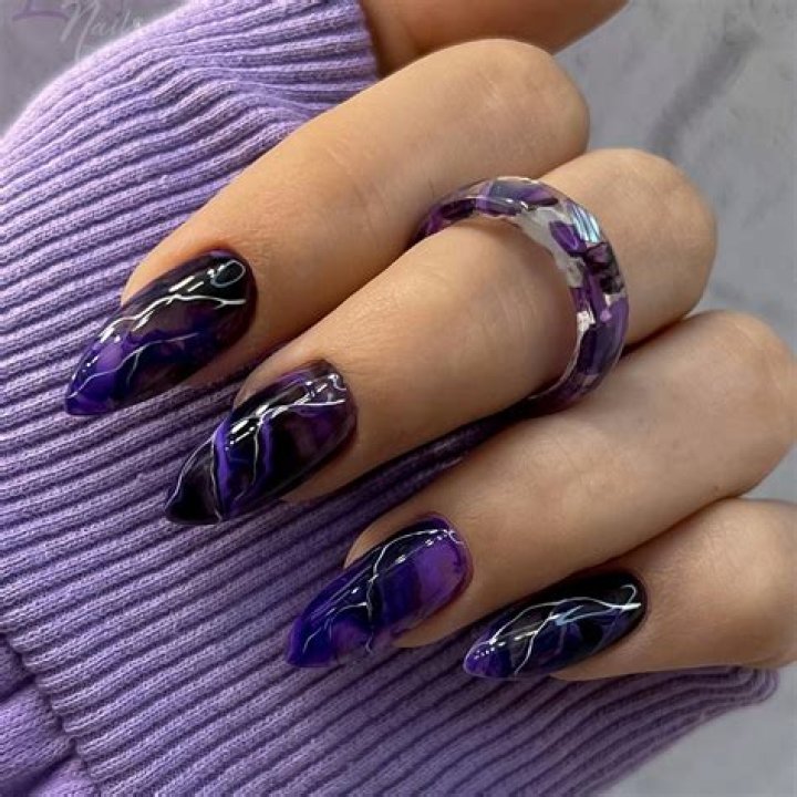 Nail Art Purple and Black: A Stunning Combination for Your Next Manicure