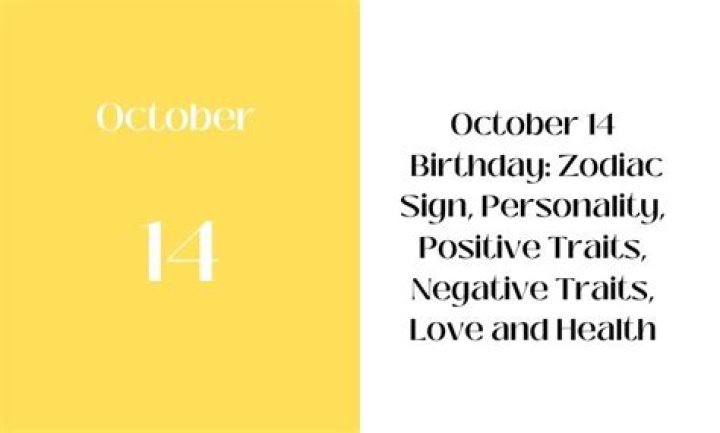 Discover Your Cosmic Compass: Explore the Zodiac Sign Born on October 14