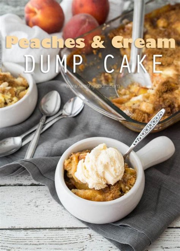 Peaches and Cream Dump Cake: A Sweet Delight for Every Occasion