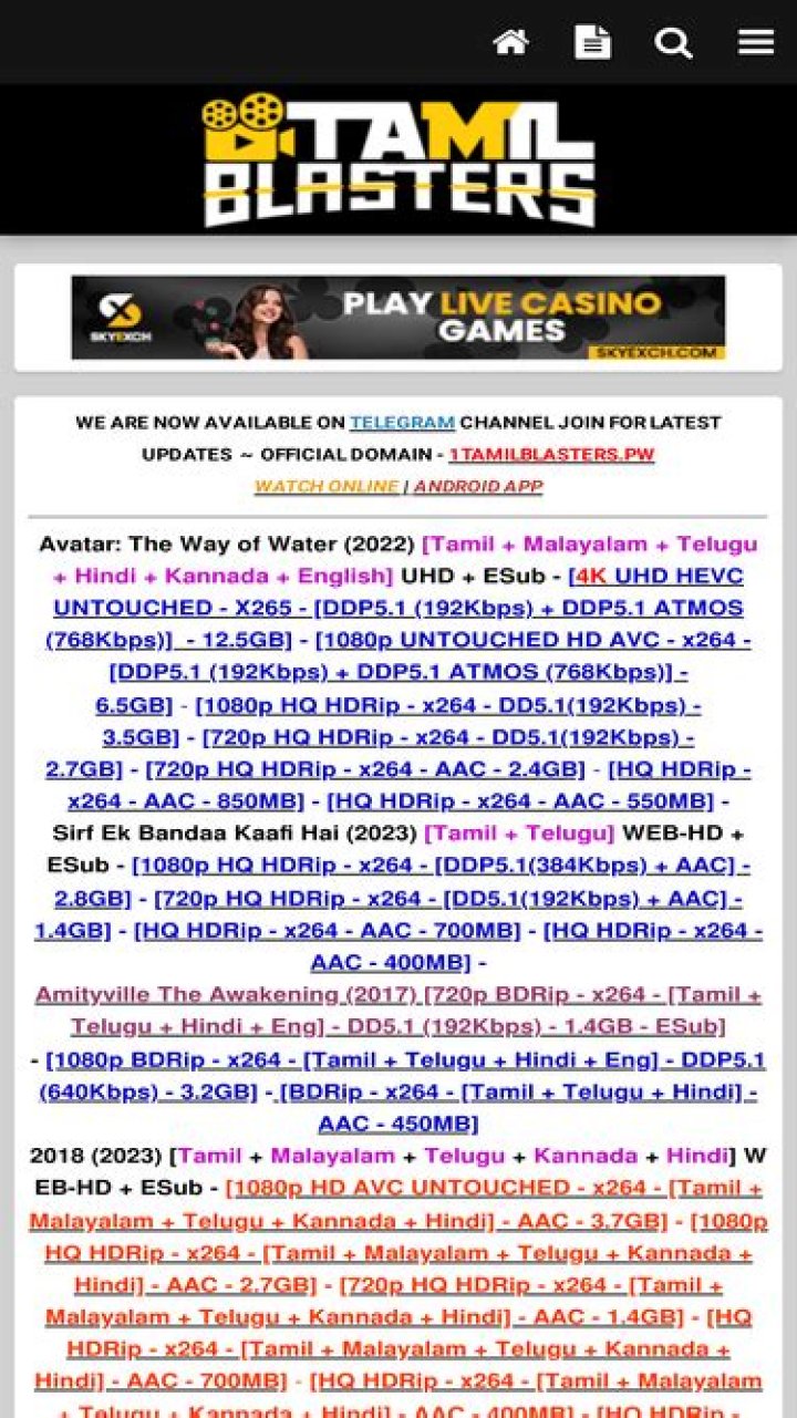 Discovering the World of TamilBlasters.Social