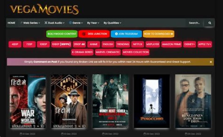 Discover the World of Vegamovies.net: Your Go-To Destination for Movies