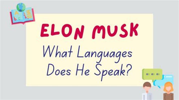 Unraveling the Linguistic Skills of Elon Musk