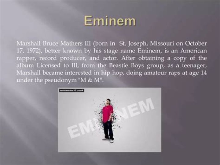 When Was Eminem Born: A Comprehensive Exploration of Eminem's Birth and Early Life