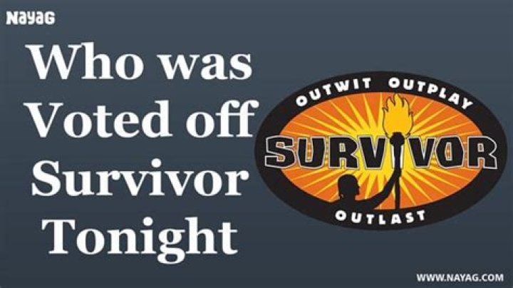 Who Was Voted Off Survivor Tonight? A Deep Dive into the Latest Episode