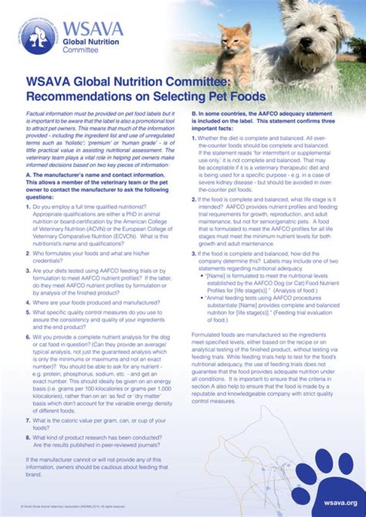 WSAVA Approved Dog Food: The Ultimate Guide to Choosing the Best Nutrition for Your Pup